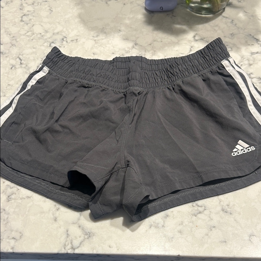 Adidas Women's Gray Athletic Shorts Size S